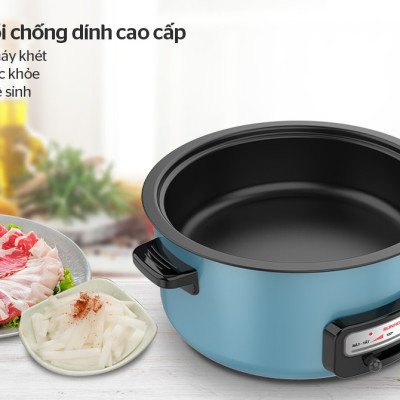 Lẩu Điện SUNHOUSE SHD4527 3.5L- Hàng chính hãng