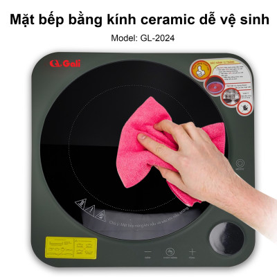 Bếp Điện Quang Gali GL-2024. Không kén nồi, dùng cho các loại nồi đáy bằng. Hàng chính hãng bảo hành 12 tháng