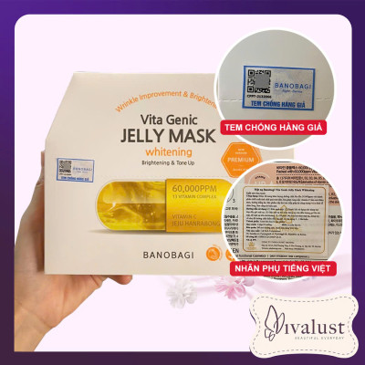 COMBO 10 Miếng Mặt Nạ BANOBAGI PREMIUM Thế Hệ Mới Dưỡng Da Chuyên Sâu Dành Cho Mọi Loại Da 30ml