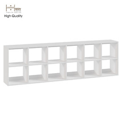 [Happy Home Furniture] ZANE , Kệ sách 2x6 ,200cm x 28cm x 60cm ( DxRxC), KSA_039