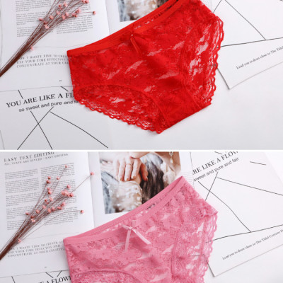 Combo 10 quần lót ren thun mịn - 6903