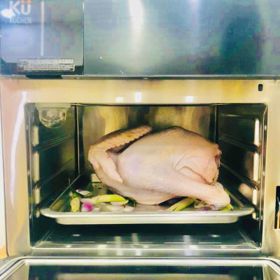 Nồi Chiên Không Dầu Kết Hợp Nồi Hấp - KUCHEN ĐỨC -  KU PCL2228 - 15 Lít - Hàng chính hãng.