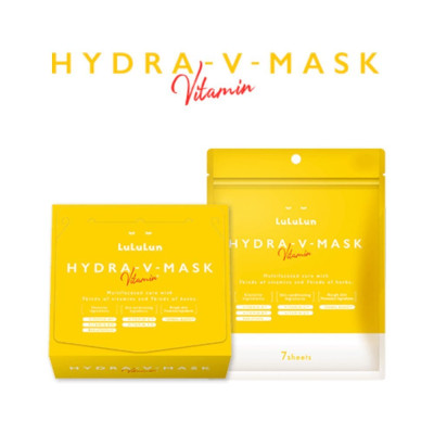 [MUA 1 TẶNG 1] LULULUN - Mặt nạ Hydra-V Mask dưỡng da bổ sung Vitamin hộp 28 miếng