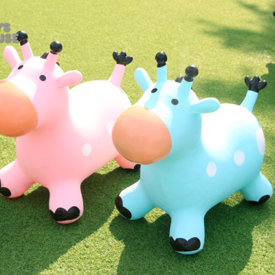 Thú nhún bơm hơi Toyshouse (KÈM BƠM)- Tiêu chuẩn xuất khẩu Mỹ (ASTM) và Châu Âu (EN71)- Đồ chơi vận động cho bé từ 8 tháng
