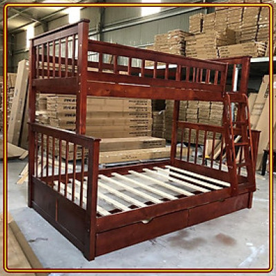 Giường tầng Juno Sofa 1m /1m2 cầu thang đảo chiều màu lựa chọn 