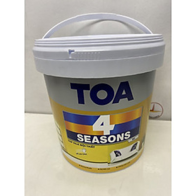 Sơn nước Toa 4 Season Top Silk dễ lau chùi nội thất màu vàng 7923 _5L
