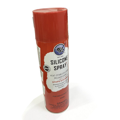 Chai xịt silicone dùng để bôi trơn khung in, bảng in, máy cắt vải, chi tiết máy móc và các loại máy cắt giấy SPRAYWAY TPR945
