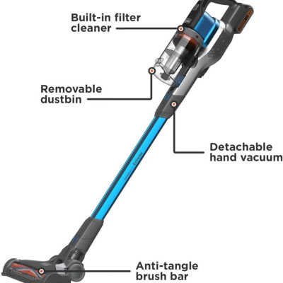 Máy hút bụi cầm tay chạy pin 20Vmax BLACK & DECKER BSV2020G-B1 - Hàng chính hãng