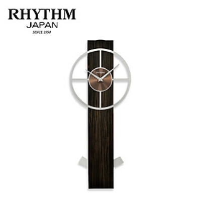 Đồng hồ Rhythm CMJ598UR02- Kt 23.5 x 58.0 x 8.5cm, 1.31kg. Vỏ gỗ, dùng PIN.