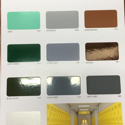 Sơn sắt mạ kẽm không cần lót Hard Tex 2K màu xanh Jade 418 1L