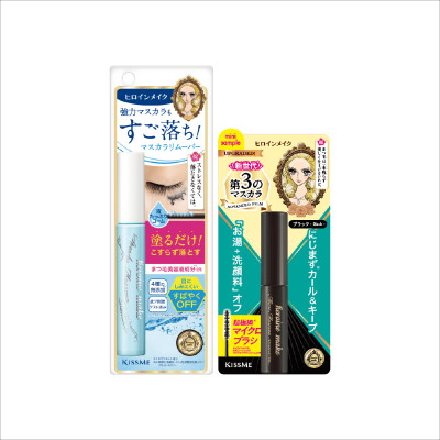 Combo Mascara Chuốt Cong Tơi Mi Và Tẩy Trang Mi Kissme Heroine Make (Combo 6.6 mL & 1.8 G)