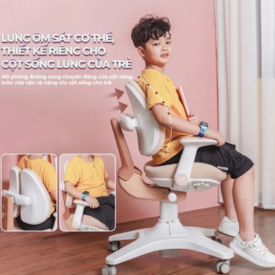Ghế học sinh chống gù đa năng Tundo nâng hạ chiều cao tay gạt CT AI-G30 mặt ghế dịch chuyển linh hoạt