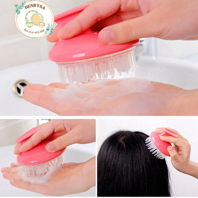 Lược Gội Đầu Massage Da Đầu Đa Năng - HENRYSA (Giao màu ngẫu nhiên)