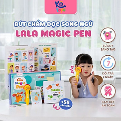 Bút Chấm Đọc Lala Magic Pen Song Ngữ Việt Anh - Đồ Chơi Âm Thanh Tích Hợp Đa Chức Năng kèm Thu Âm Cho Bé – Lalala Baby