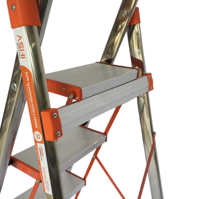 Thang ghế gia đình cao cấp, thân inox, bậc to - Chính hãng Ashi AG03 