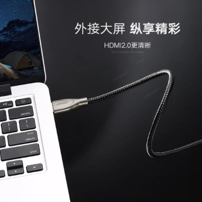 Ugreen UG50106HD131TK 1M màu Đen Cáp tín hiệu HDMI chuẩn 2.0 dây bọc lưới đầu hợp kim cao cấp - HÀNG CHÍNH HÃNG