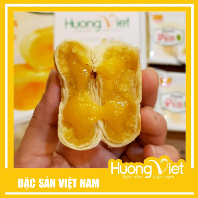 Đặc Sản Sóc Trăng - Bánh Pía Kim Sa Tân Huê Viên Đậu Xanh Tan Chảy 480G, Bánh Pía Sóc Trăng Tan Chảy, Vị Bán Chạy