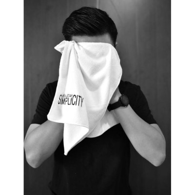 Khăn lau mặt Men Stay Simplicity mềm mịn, thấm hút nhanh Microfiber 45cm x 75cm
