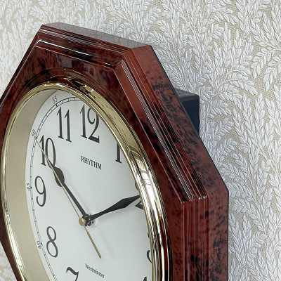 Đồng hồ Rhythm CMJ443NR06 Kt 30.0 x 47.5 x 7.0cm, 1.2kg Vỏ nhựa