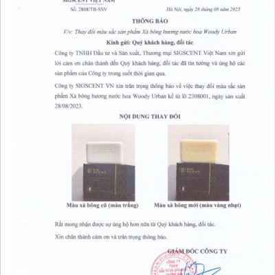 Xà bông Hương Nước Hoa Woody Urban thương hiệu SIGSCENT 90g