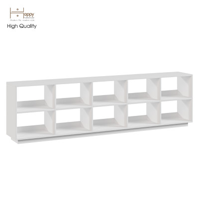 [Happy Home Furniture] ZANE , Kệ sách 2x5, 220cm x 32cm x 62cm ( DxRxC), KSA_033