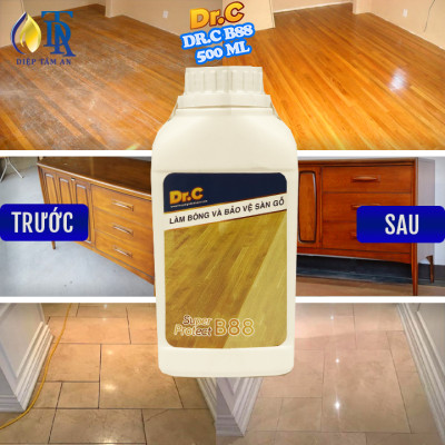 Dung Dịch Phủ Bóng Sàn Gỗ,Phủ Bóng Gạch Men,Sàn Gạch Bông,Sàn Đá Marble,Đồ Nội Thất,Chống Trơn Trượt B88 Dr.C 500ml