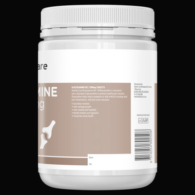 Glucosamine Úc Healthy Care HCL 1500mg Hỗ trợ giảm đau nhức xương khớp, tăng trưởng và hồi phục sụn, sản xuất chất nhầy cho khớp 400V - OZ Slim Store
