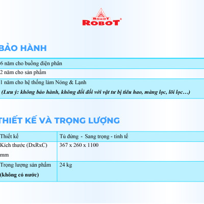 Máy Lọc Nước Điện Giải Ion Kiềm Thương Hiệu ROBOT IonKing 1113 Chế Độ Nóng Thông Minh Lạnh 11 Tấm Điện Cực Titanium Phủ Platinum - Hàng Chính Hãng