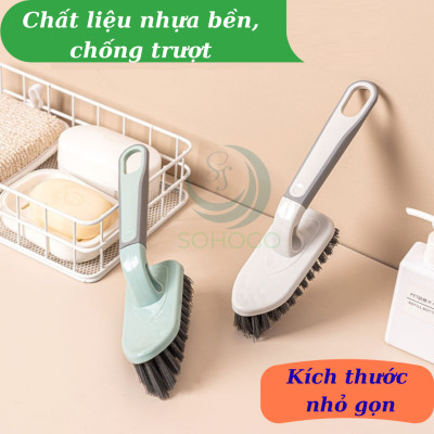 Bàn chải đa năng tay cầm tiện lợi  -Bàn chải chà sàn – chà tường – vệ sinh giày dép đa năng - Bàn chải cọ góc – làm sạch mạnh mẽ mọi bề mặt