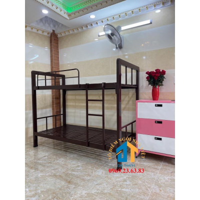 Giường sắt hộp 2 tầng 1m2x1m2( Tầng Dưới – Tầng Trên) Cao cấp - Đại Thành