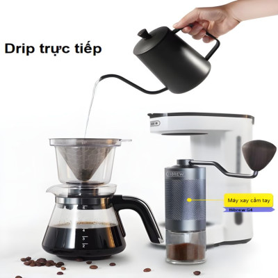 Máy pha cà phê, pha trà tự động Drip thương hiệu Mỹ cao cấp HiBREW H12 - Công suất 700W - Hàng nhập khẩu