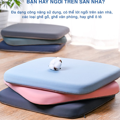 Đệm Lót Ngồi Ghế Gỗ OFFICE CHILL Nệm Lót Ngồi Ghế Văn Phòng Dưới Sàn Nhà Chất Liệu Cao Su Non