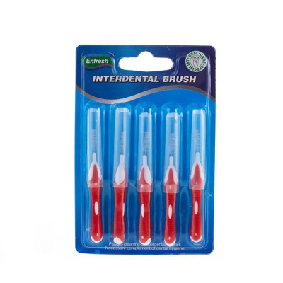 Bàn chải kẽ răng interdental brush Coral Clean, làm sạch mảng bám ở kẽ răng