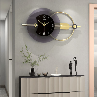 Đồng Hồ Treo Tường Kim Trôi Trang Trí Nội Thất Decor EA03 hiện đại cao cấp cỡ lớn phòng khách