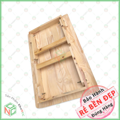 [Xếp Gọn] Bàn Học Gấp Gọn KhoNCC Hàng Chính Hãng - Bằng Gỗ Thông Chân Thang Đa Năng Dành Cho Học Sinh,Sinh Viên, Văn Phòng - KLM-BHGG-604024
