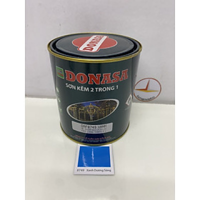 Sơn Sắt Kẽm Donasa 2 trong 1 màu DAF 8749 Xanh dương sáng _ 800ml