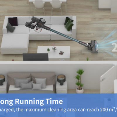 Máy Hút Bụi Không Dây Xiaomi Redkey P9 Công Nghệ Giảm Ồn 5 Cấp Lực Hút 30.000 Pa Công Suất 350 W - Hàng Chính Hãng