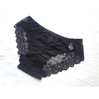 Quần Lót Nữ - 5 Quần Thun Xốp Ren Sau -giao màu ngẫu nhiên