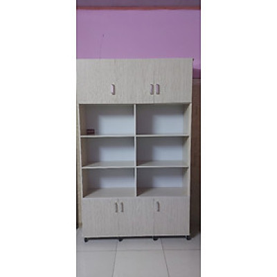 Tủ hồ sơ Tundo màu gỗ sồi ngang 1m2 x cao 2m x 31 cm