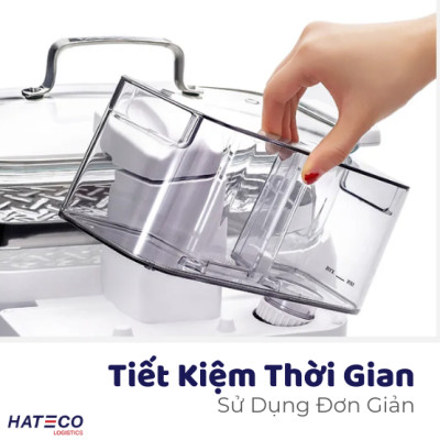 [Hàng chính hãng] Nồi hấp đa năng Cuisinart STM-3000HK công suất 1500W-1800W, dung tích 6L