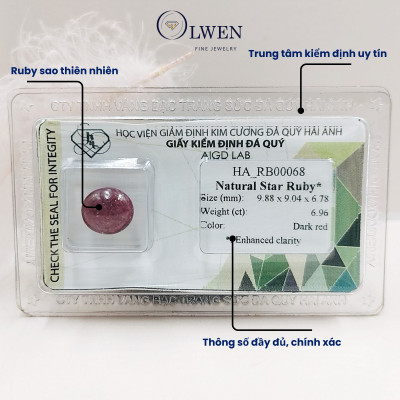 Viên đá Ruby sao thiên nhiên_HA_RB00068