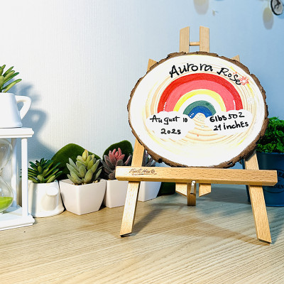 Tranh Vẽ Tay Trên Gỗ Aurora Rose Decor Trang Trí Quán Cà Phê Resort Handmade Độc Bản