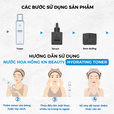 Nước Hoa Hồng Cân Bằng Da Hydrating Toner Kn Beauty