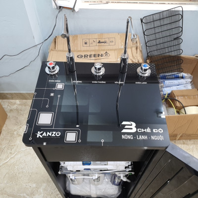 Máy Lọc Nước R.O Hydrogen KANZO KZ-RO-NL100CH-HI 10 Lõi Nóng Lạnh Hàng chính hãng