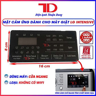 Mặt phím cảm ứng dành cho máy giặt L G cửa ngang, Mặt phím bấm cảm ứng, Mặt hiển thị điều khiển hàng chính hãng - Điện Lạnh Thuận Dung