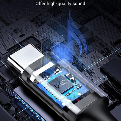 Ugreen UG20192CM450TK 1M Màu Đen Cáp chuyển USB-C sang 3.5mm Dương - HÀNG CHÍNH HÃNG