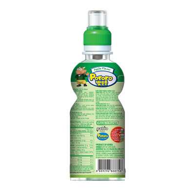 Thùng 24 Chai Nước Uống Pororo Hương Vị Táo 235ml