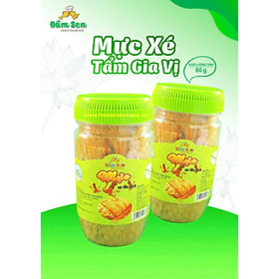 Đặc Sản Bình Thuận  -  Mực Xé Tẩm Gia Vị Đầm Sen - 60G