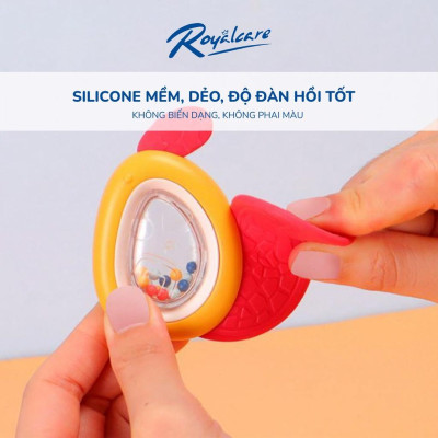Đồ chơi xúc xắc gặm nướu 8 món có hộp đựng RoyalCare 822-493-S8 màu sắc đáng yêu,âm thanh vui tai, thich thú