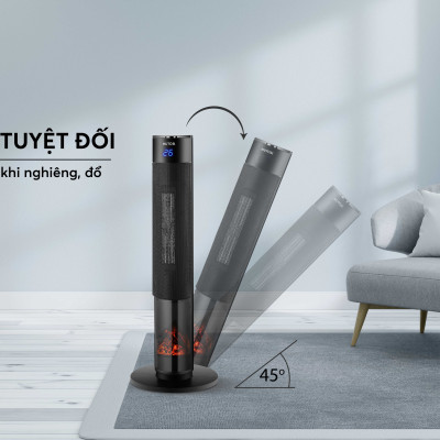 Quạt sưởi gốm Ceramic Mutosi MCH-2000L - Hàng chính hãng